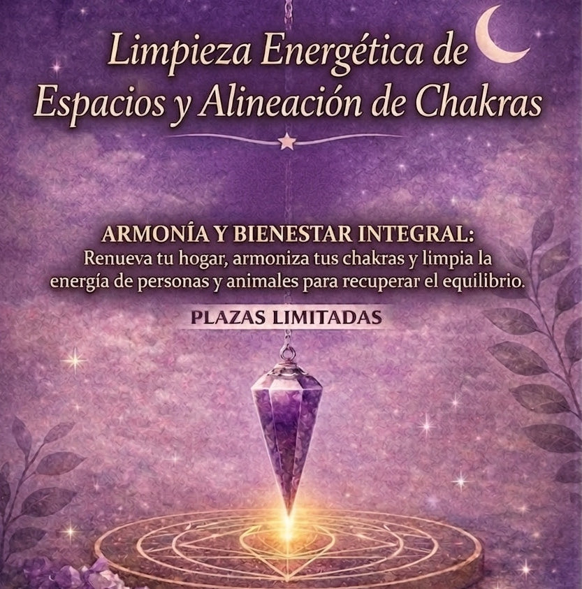 Limpieza energética con péndulo y alineación de chakras | Aura Entropía