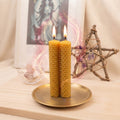 Vela de miel artesanal para rituales del día 11 y 22 | Aura Entropía