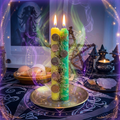 Ritual de prosperidad y éxito económico con velas vestidas | Aura Entropía