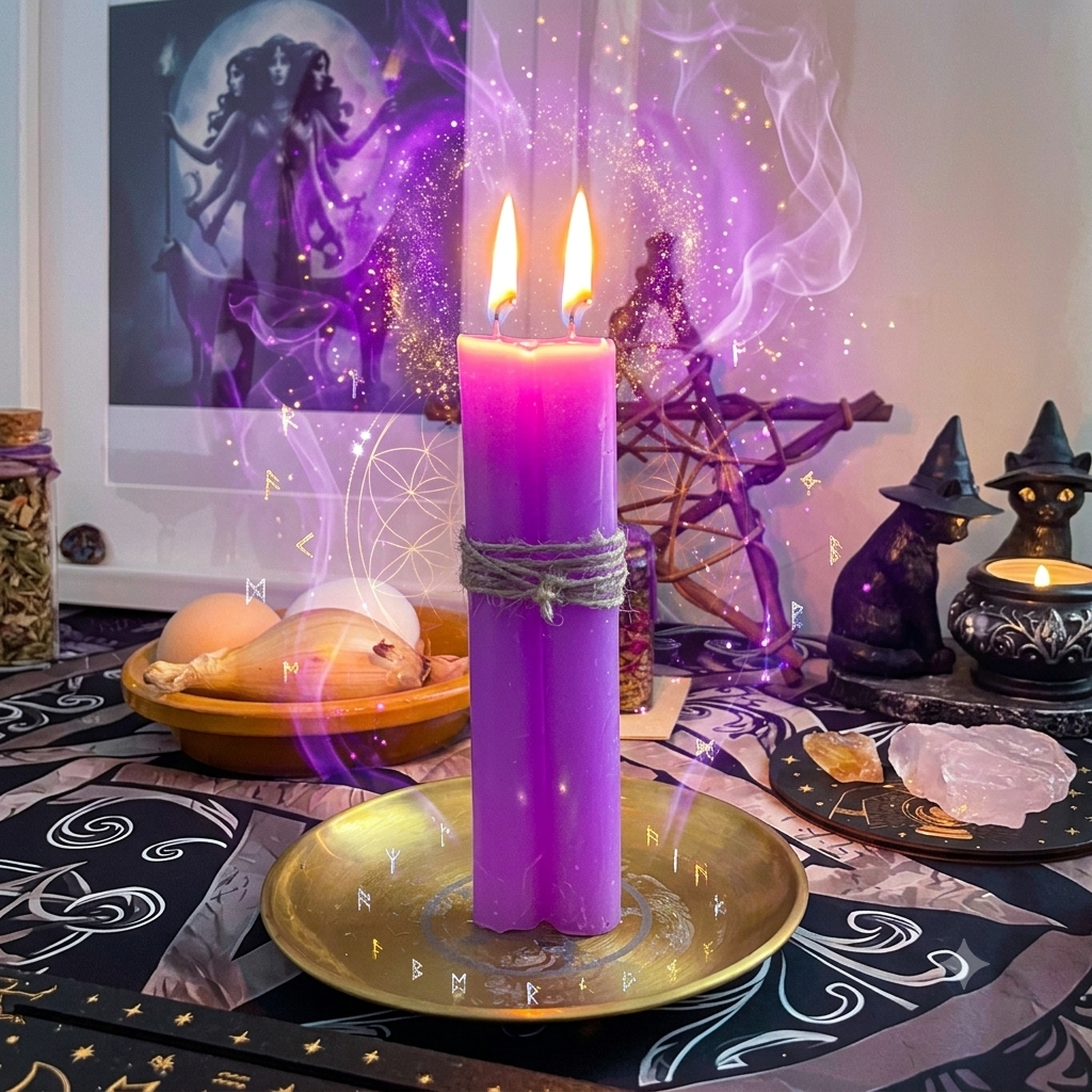 Ritual de unión energética con set de velas ritualizadas | Aura Entropía